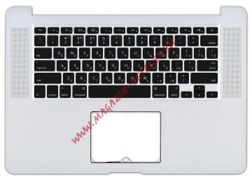 Клавиатура (топ-панель) для ноутбука Apple MacBook Pro A1398 (2012, Early 2013)