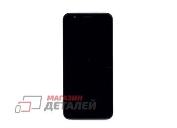 Дисплей (экран) в сборе с тачскрином для Asus ZenFone Max M1 ZB555KL черный с рамкой