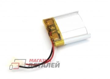 Аккумулятор универсальный 6x20x20 мм 3.8V 180mAh Li-Pol (2 Pin)