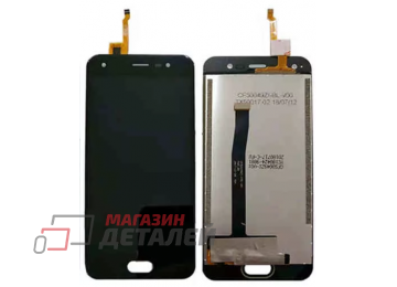 Дисплей (экран) в сборе с тачскрином для BQ Mobile BQ-5012L Rich черный