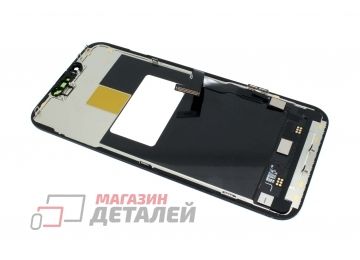 Дисплей (экран) в сборе с тачскрином для iPhone 13 Pro черный (Soft OLED/Full HD)120 Гц