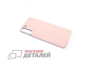 Задняя крышка аккумулятора для Samsung Galaxy S21 SM-G991 розовая