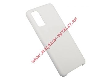 Силиконовый чехол для Samsung Galaxy S20 "Silicone Cover" (белый)