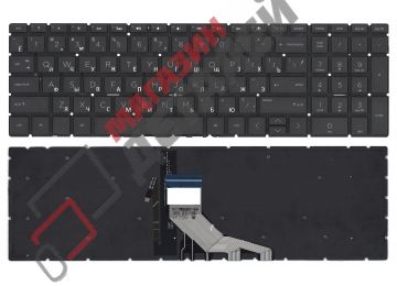 Клавиатура для ноутбука HP Omen 15-dc0000tx 15-dc0001tx 15-dc0002tx черная с подсветкой