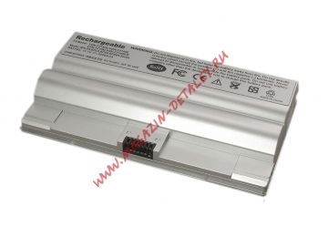 Аккумулятор OEM (совместимый с VGP-BPL8 VGP-BPS8) для ноутбука Sony VAIO VGN-FZ 11.1V 4400mAh серебристый