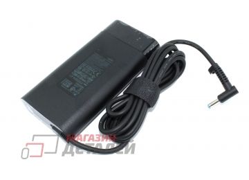 Блок питания (сетевой адаптер) для ноутбуков HP 19.5V 7.7A 150W 4.5x3.0 мм с иглой черный oval shape, с сетевым кабелем Premium