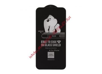 Защитное стекло для iPhone Xr WK Kingkong Series 3D Full Cover Curved Edge Glass (черное)