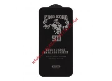 Защитное стекло для iPhone Xr WK Kingkong Series 9D Full Cover Curved Edge Tempered Glass (черное)