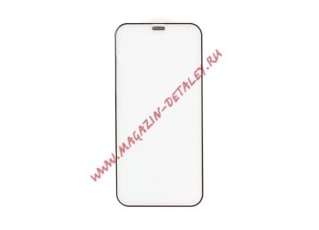 Защитное стекло для iPhone 12 mini 10D Dust Proof Full Glue защитная сетка 0,22 мм (черное)