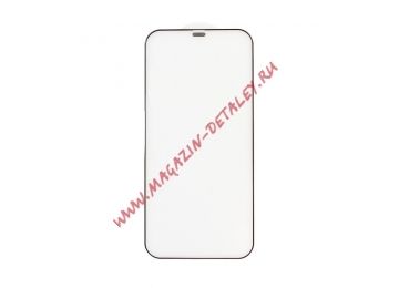 Защитное стекло для iPhone 12 Pro Max 10D Dust Proof Full Glue защитная сетка 0,22 мм (черное)