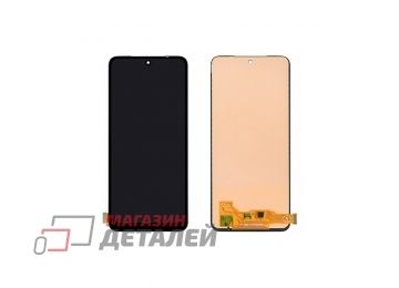 Дисплей (экран) в сборе с тачскрином для Xiaomi Redmi Note 10, Redmi Note 10S черный (In-cell)