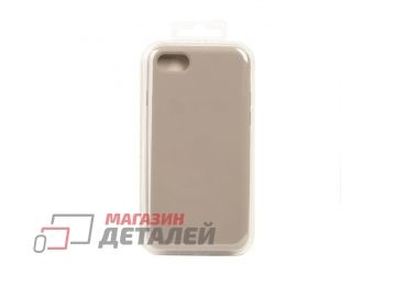 Силиконовый чехол для iPhone SE 2, 8, 7 "Silicone Case" (серый)