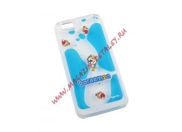Защитная крышка Doraeman Цветная водичка Синее море для iPhone 6, 6s прозрачная