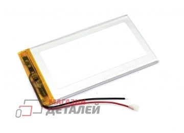 Аккумулятор универсальный 4x55x100 мм 3.8V 2900mAh Li-Pol (2 Pin)