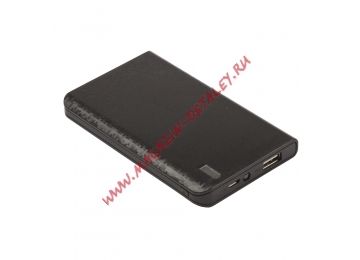 Универсальный внешний аккумулятор LP Li-Pol 6000mAh USB выход 2,1А, черный