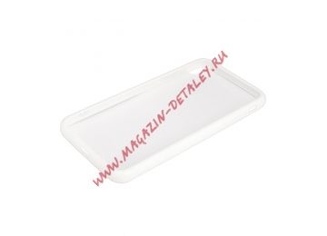 Защитная крышка "LP" для iPhone Xs Max "Glass Case" прозрачная с белой рамкой