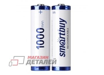 Аккумулятор NiMh Smartbuy R06 AA 1000mAh 2шт в блистере