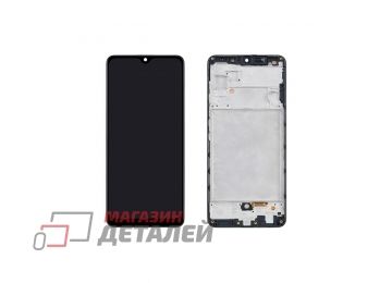 Дисплей (экран) в сборе с тачскрином для Samsung Galaxy A32 SM-A325F черный с рамкой (In-cell)