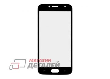 Стекло + OCA плёнка для переклейки Samsung J250F Galaxy J2 (2018) (черное)