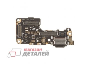 Нижняя плата (шлейф) для Xiaomi 12 с разъемом зарядки и микрофоном