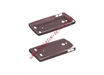 Силиконовый чехол TPU Case для Sony Xperia P черный