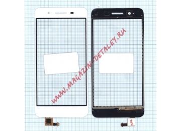 Сенсорное стекло (тачскрин) для Huawei GR3 белый