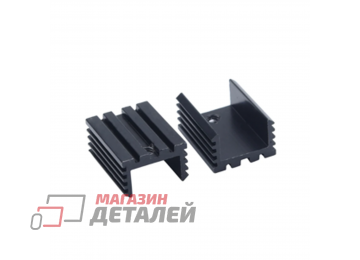 Алюминиевый радиатор TO-220 Mosfet, 20x15x10мм, NoPin