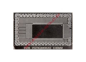 Трафарет для процессора SR2EZ, по размеру чипа 0.4мм