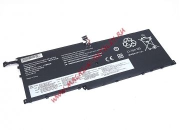 Аккумулятор OEM (совместимый с 01AV409, 01AV458) для ноутбука Lenovo ThinkPad X1 Carbon 15.2V 3290mAh черный