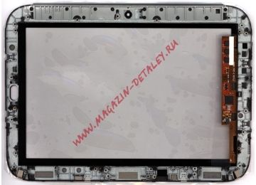 Сенсорное стекло (тачскрин) для Lenovo IdeaPad K1 с рамкой