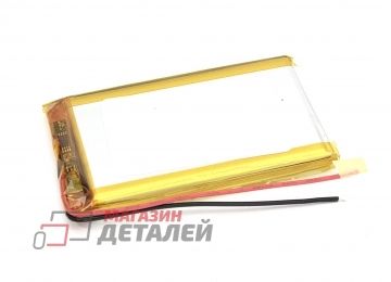 Аккумулятор универсальный 6x43x74 мм 3.8V 2300mAh Li-Pol (2 Pin)