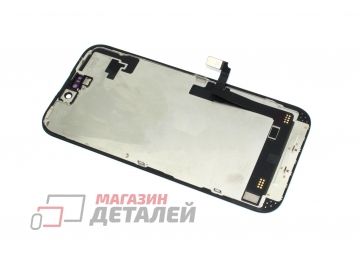 Дисплей (экран) в сборе с тачскрином для iPhone 16 черный (Premium LCD)