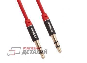 Аудиокабель REMAX 3,5 мм. AUX Jack Cable L100 1 метр красный