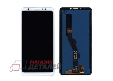 Дисплей (экран) в сборе с тачскрином для Meizu M8 Lite белый