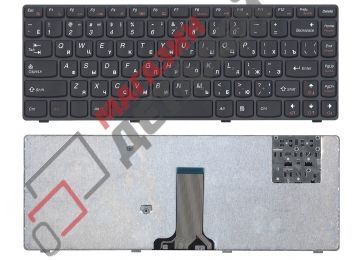 Клавиатура для ноутбука Lenovo Y480 черная без подсветки