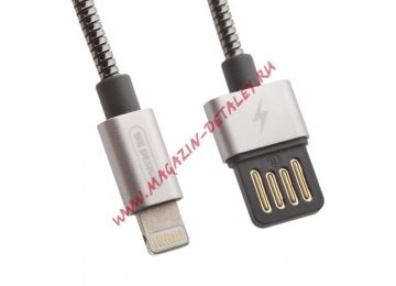 USB кабель WK Alloy WDC-039 для Apple 8 pin черный