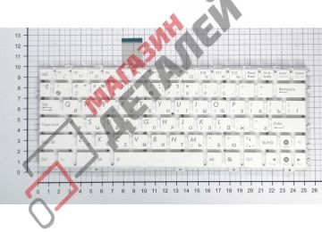 Клавиатура для ноутбука Asus Eee PC 1015 X101 белая без рамки
