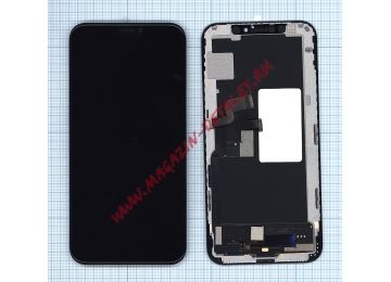 Дисплей (экран) в сборе с тачскрином для iPhone XS (AMOLED GX) черный