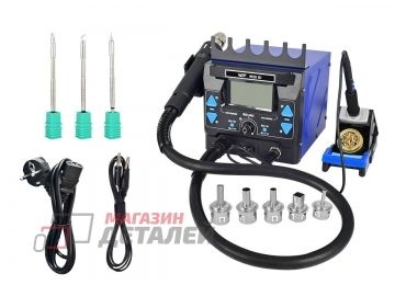 Станция паяльная W.E.P 992D-III фен + паяльник C245