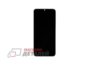 Дисплей (экран) в сборе с тачскрином для Samsung Galaxy A03 SM-A035F черный с рамкой (Premium SC LCD)
