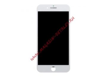 Дисплей (экран) в сборе с тачскрином для Apple iPhone 8 Plus белый (Zetton) олеофобное покрытие