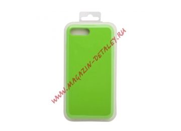 Силиконовый чехол для iPhone 8 Plus/7 Plus Silicone Case (салатовый, блистер) 31