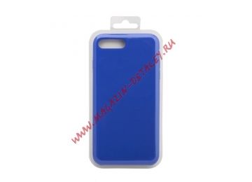 Силиконовый чехол для iPhone 8 Plus/7 Plus Silicone Case (синий, блистер) 40