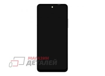 Дисплей (экран) в сборе с тачскрином для Realme C67 4G (RMX3890) черный с рамкой (Premium LCD)