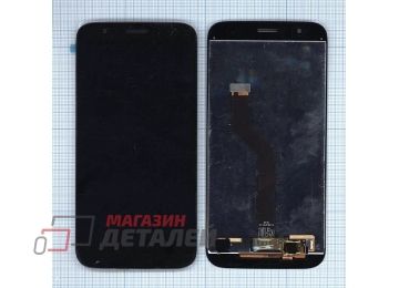 Дисплей (экран) в сборе с тачскрином для Huawei G7 Plus черный