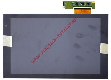 Дисплей (экран) в сборе с тачскрином B101EW05 v.1 для планшетов Acer Iconia Tab A500 A501 черный