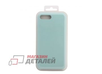 Силиконовый чехол для iPhone 8 Plus, 7 Plus "Silicone Case" (светло голубой)