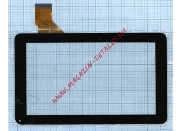 Сенсорное стекло (тачскрин) DH-0901A1-FPC02-02 черный