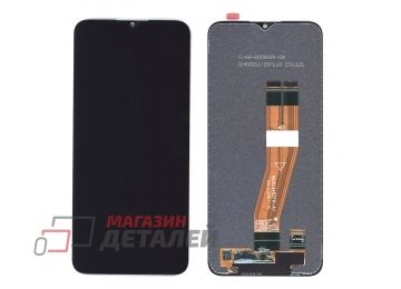 Дисплей (экран) в сборе с тачскрином для Samsung Galaxy A03 SM-A035F черный