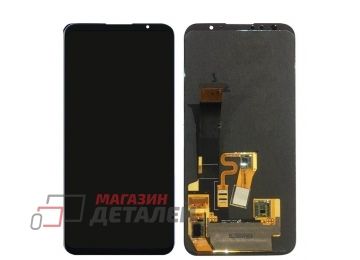 Дисплей (экран) в сборе с тачскрином для Meizu 16th черный (Premium LCD)